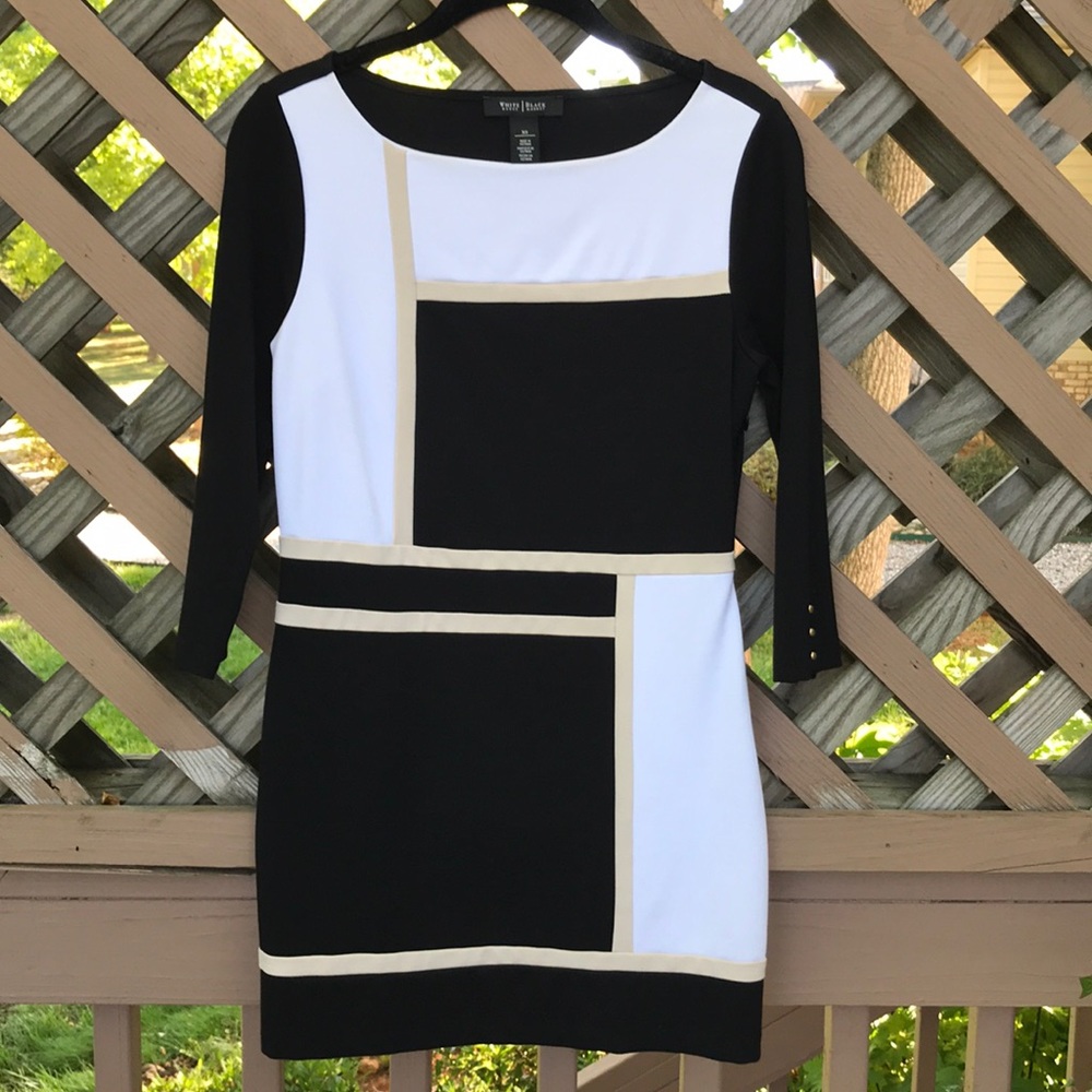 Whbm Color Block Long Top - image 1